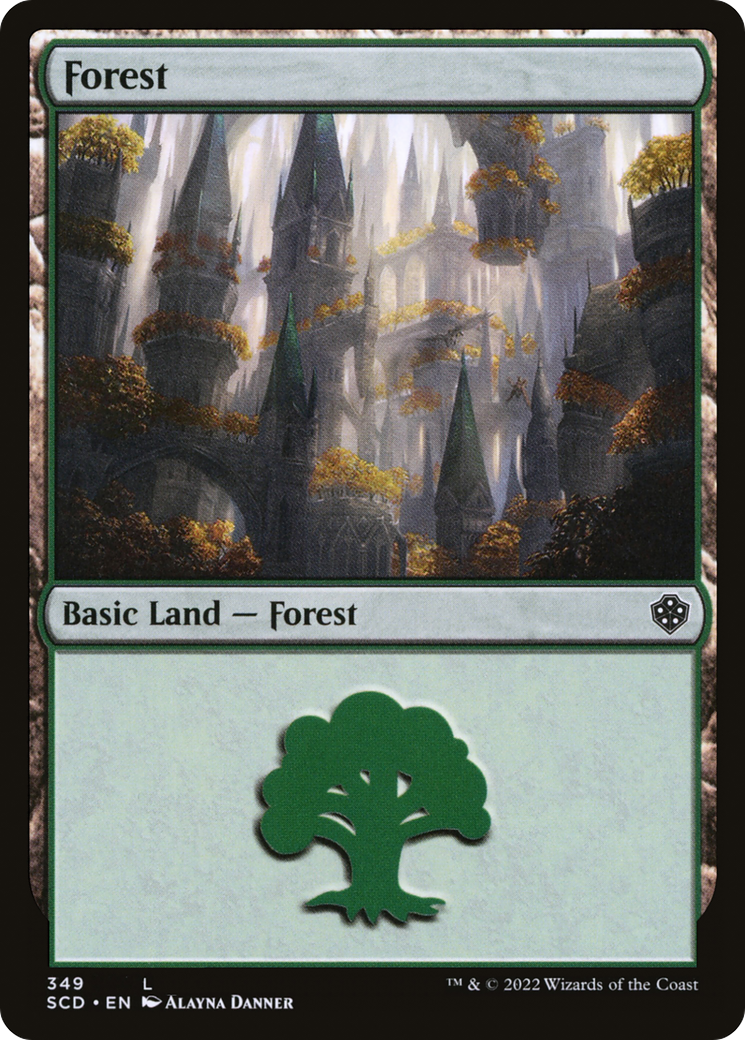 Image of Forest (349) (SCD-349) - Starter Commander Decks