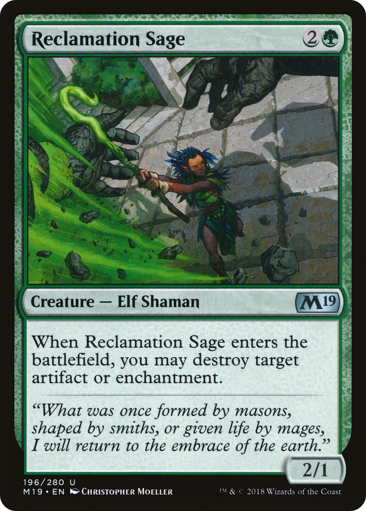 Image of Reclamation Sage (M19-196) - Core Set 2019