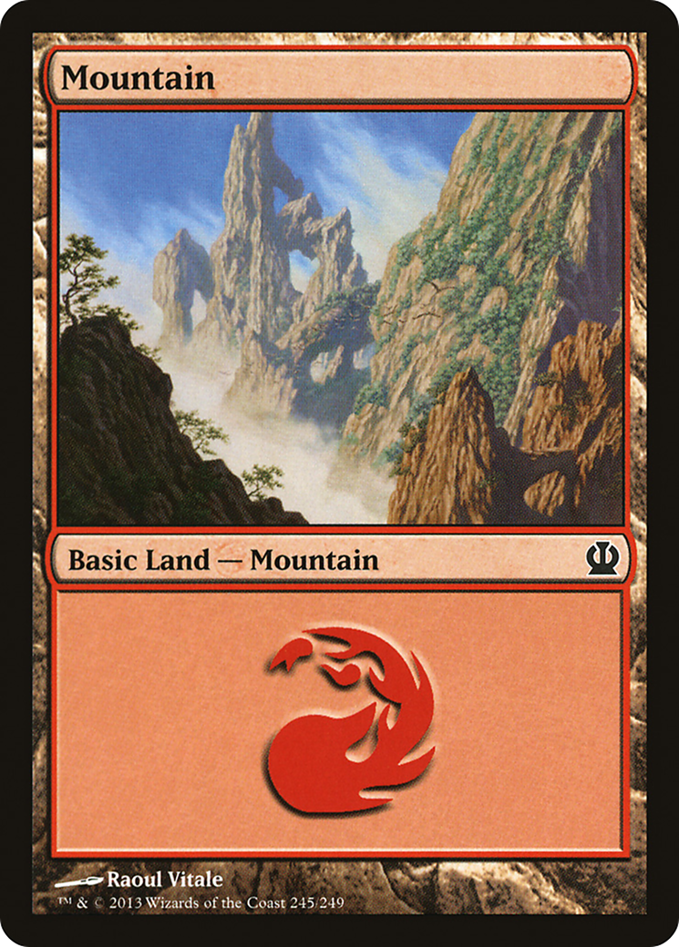 Image of Mountain (245) (THS-245) - Theros