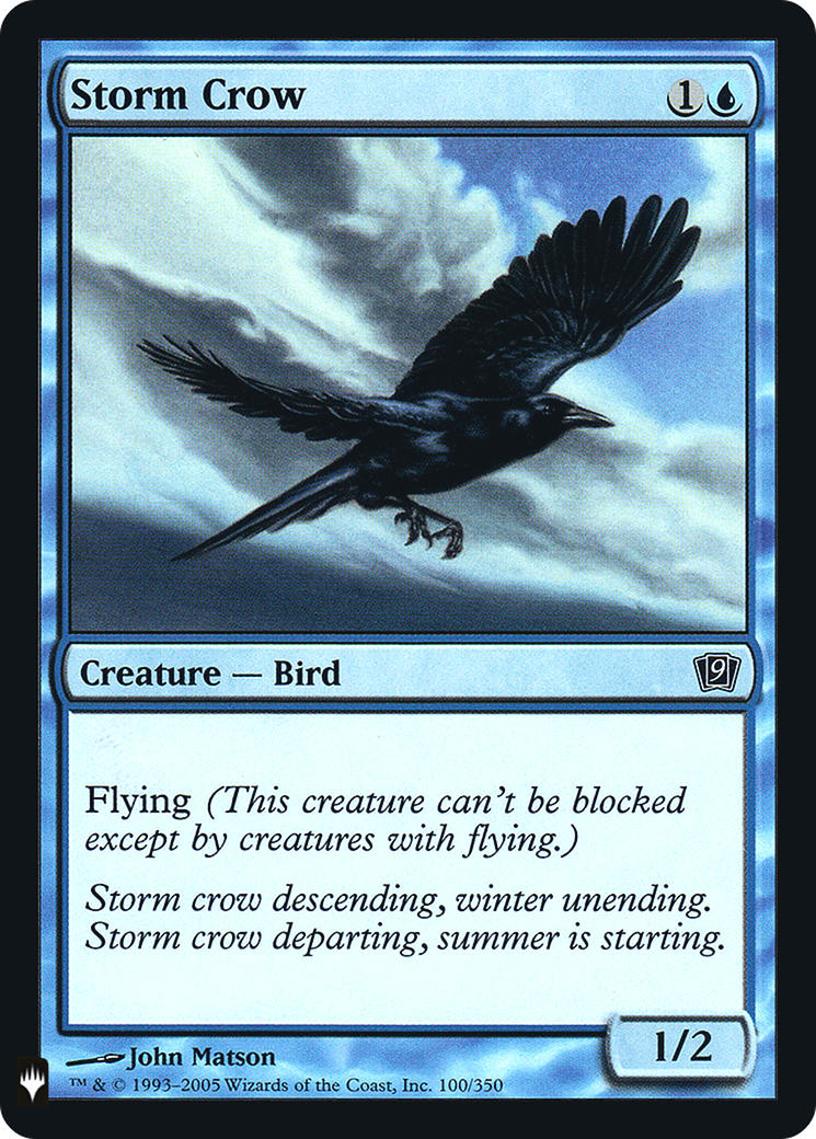 Image of Storm Crow (LIST-100) - The List Foil