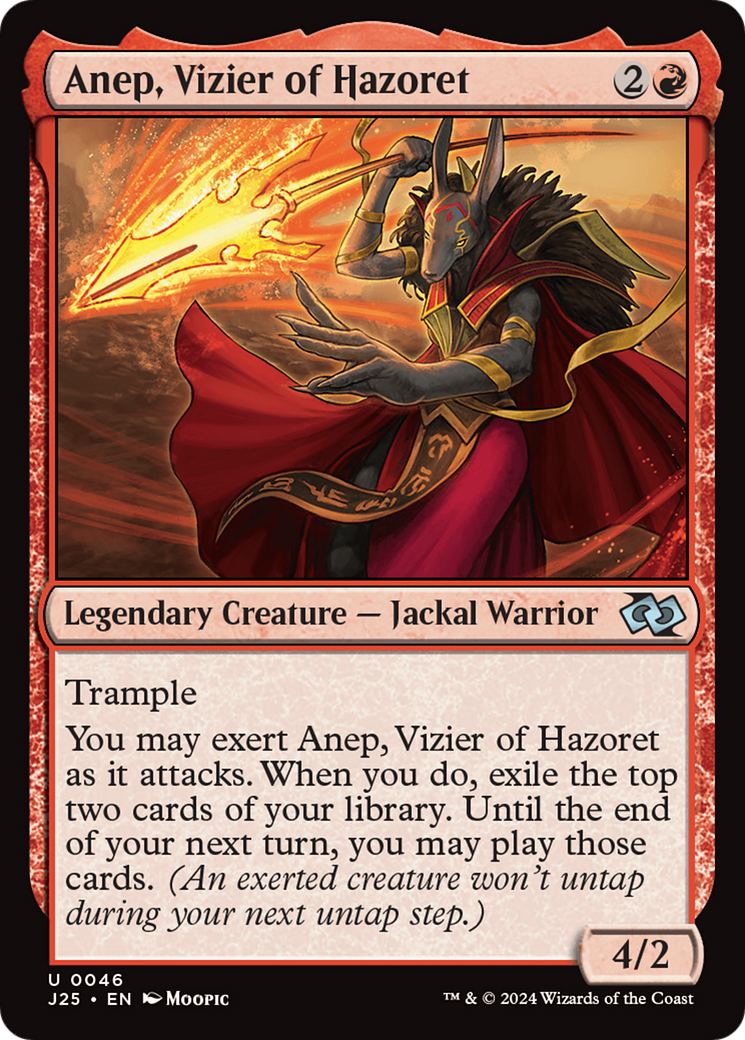 Image of Anep, Vizier of Hazoret (Anime) (J25-046) - Foundations Jumpstart