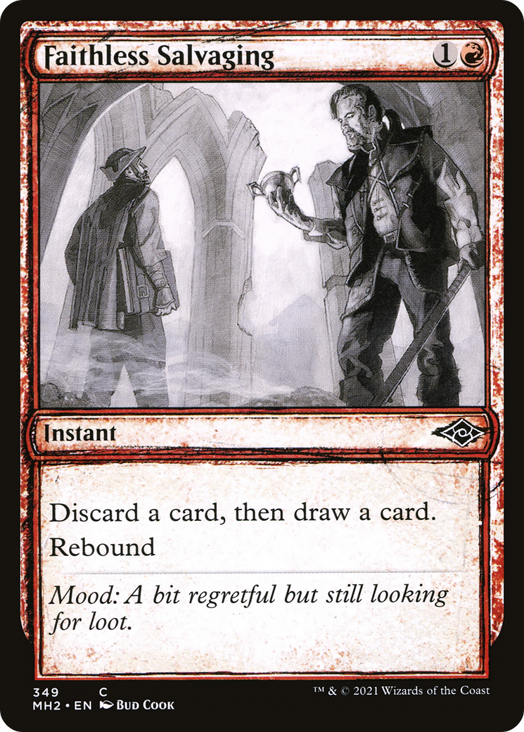 Image of Faithless Salvaging (Showcase) (MH2-349) - Modern Horizons 2: (Showcase) Foil