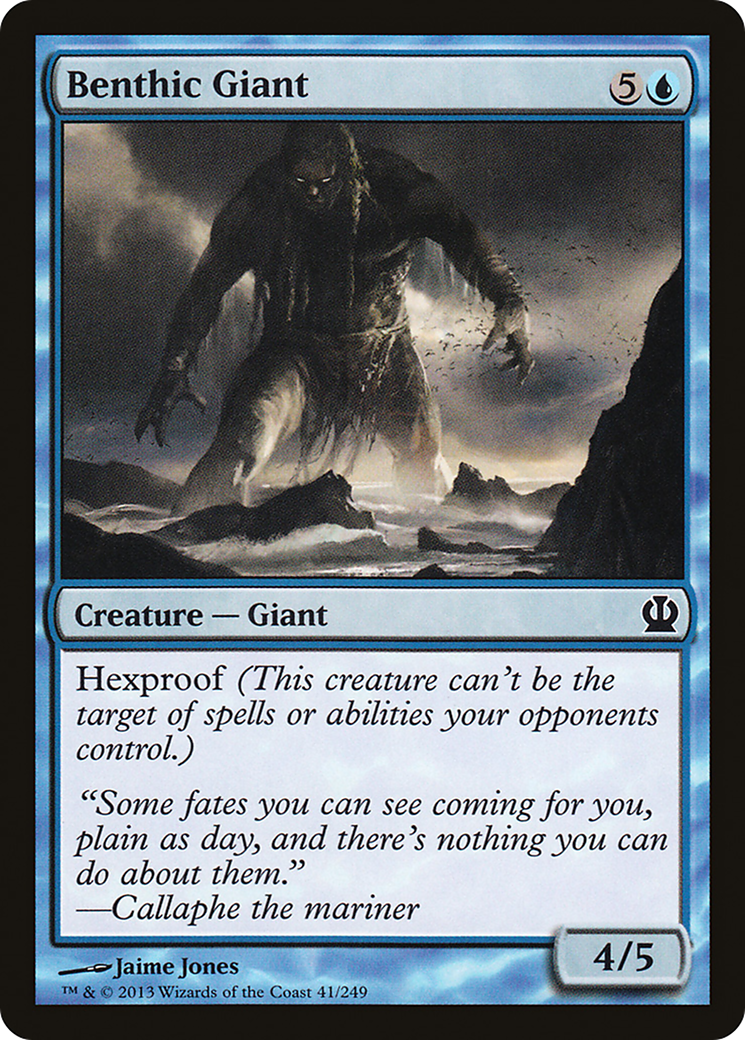 Image of Benthic Giant (THS-041) - Theros Foil