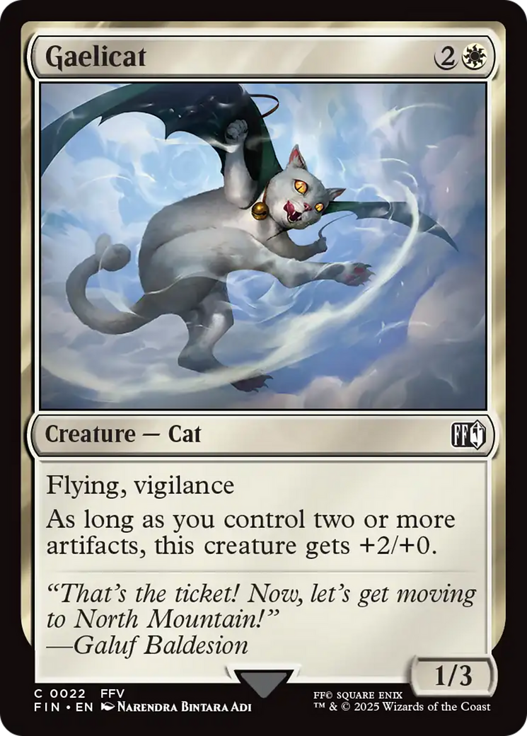 Image of Gaelicat (FIN-022) - FINAL FANTASY Foil