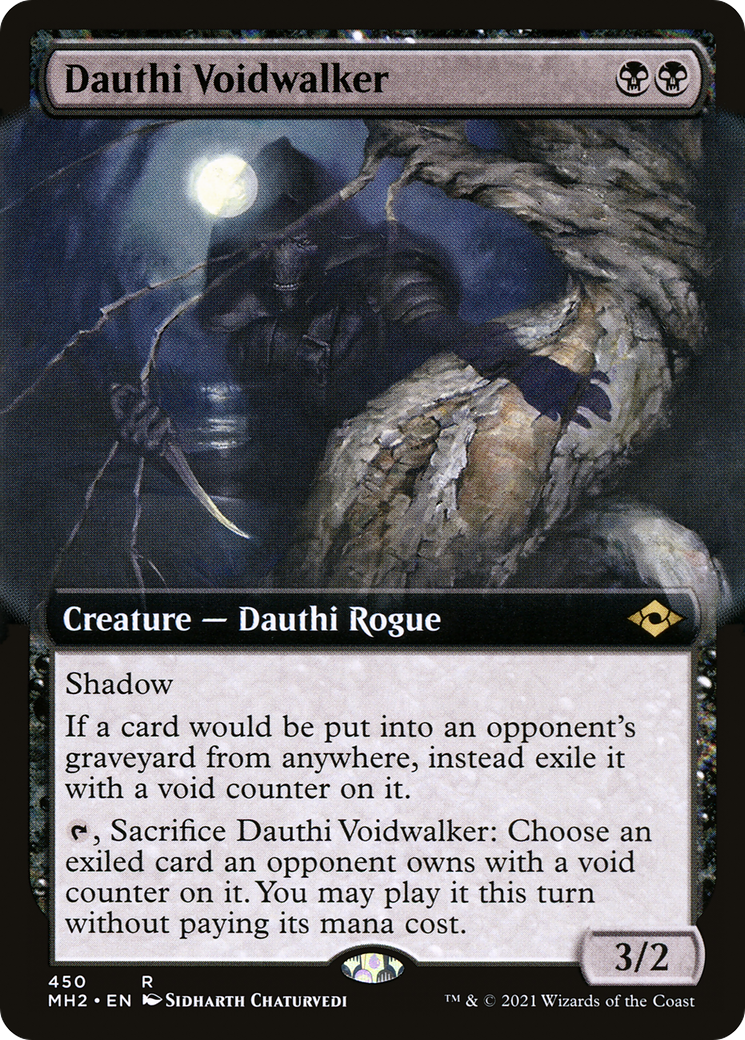 Image of Dauthi Voidwalker (Extended Art) (MH2-450) - Modern Horizons 2: (Extended Art) Foil