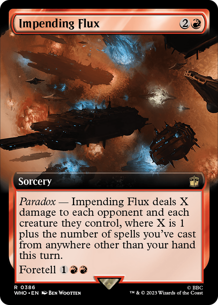 Image of Impending Flux (Extended Art) (WHO-386) - Doctor Who: (Extended Art)