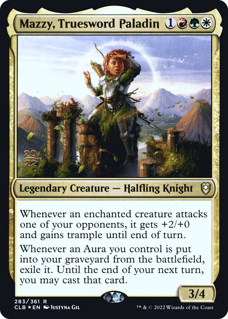 Image of Mazzy, Truesword Paladin (PRE-283) - Battle for Baldur's Gate Promos Foil