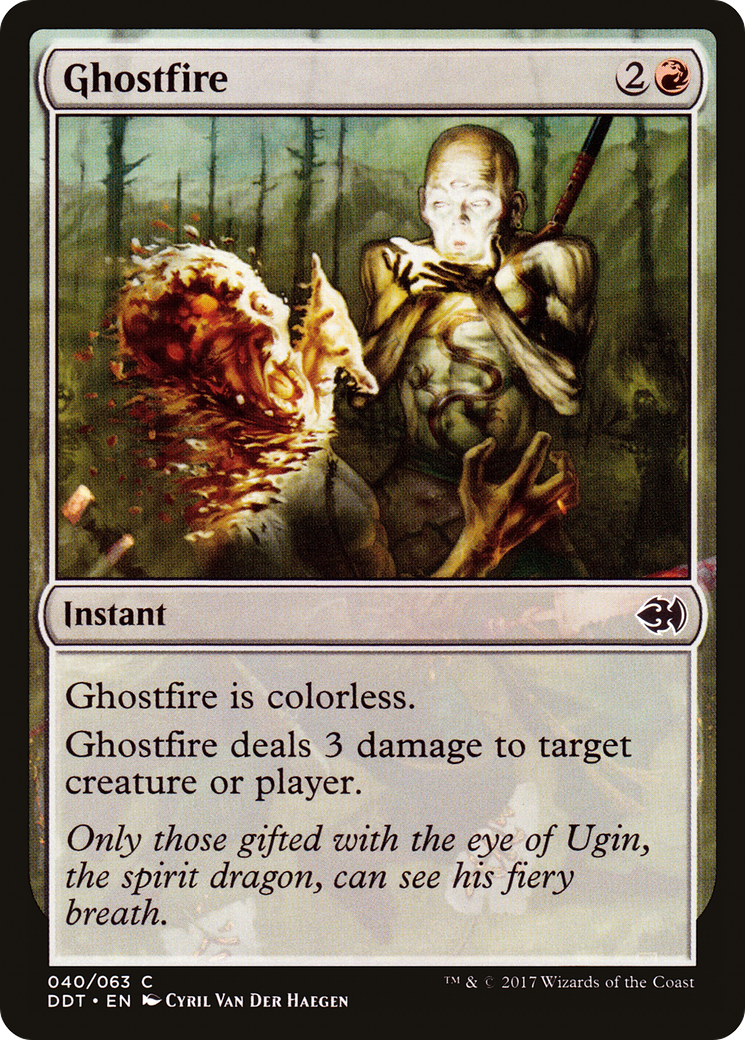 Image of Ghostfire (DDT-040) - Duel Decks: Merfolk vs. Goblins