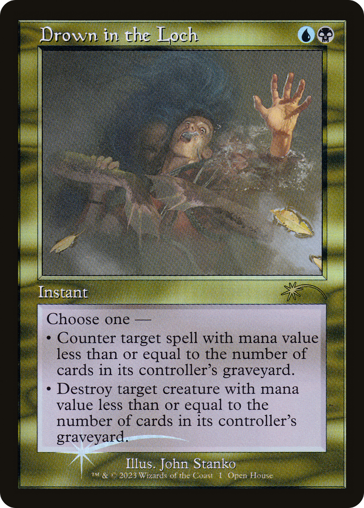 Image of Drown in the Loch (Retro Frame) (OHP-001) - Wizards Play Network 2023 Foil