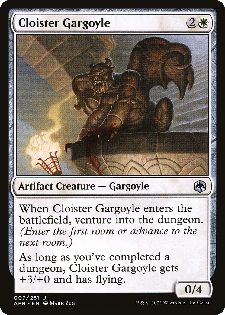 Image of Cloister Gargoyle (AFR-007) - Adventures in the Forgotten Realms