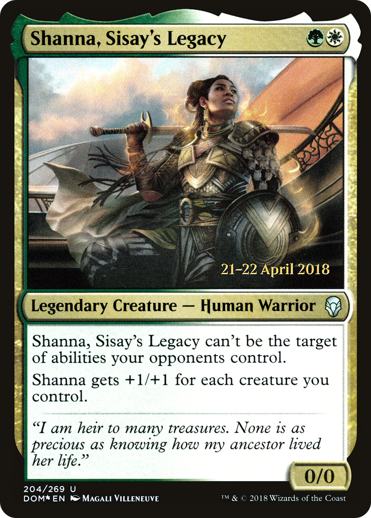 Image of Shanna, Sisay's Legacy (PRE-204) - Dominaria Promos Foil