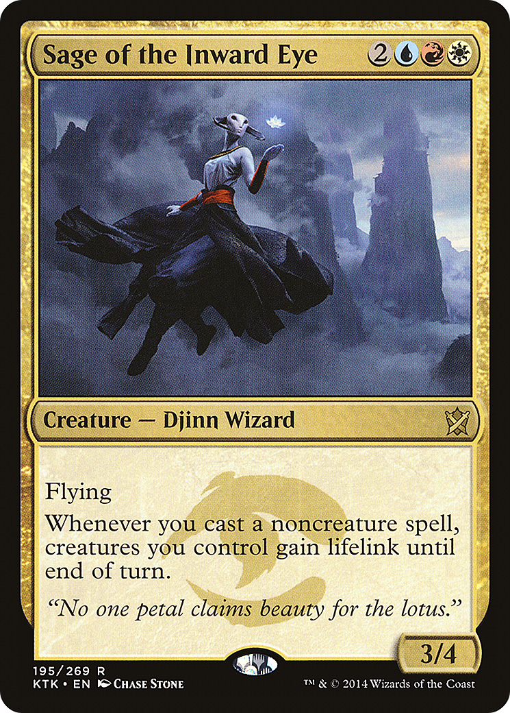 Image of Sage of the Inward Eye (KTK-195) - Khans of Tarkir