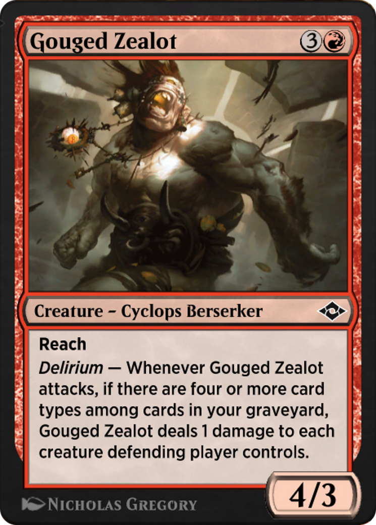 Image of Gouged Zealot (J21-463) - Jumpstart: Historic Horizons
