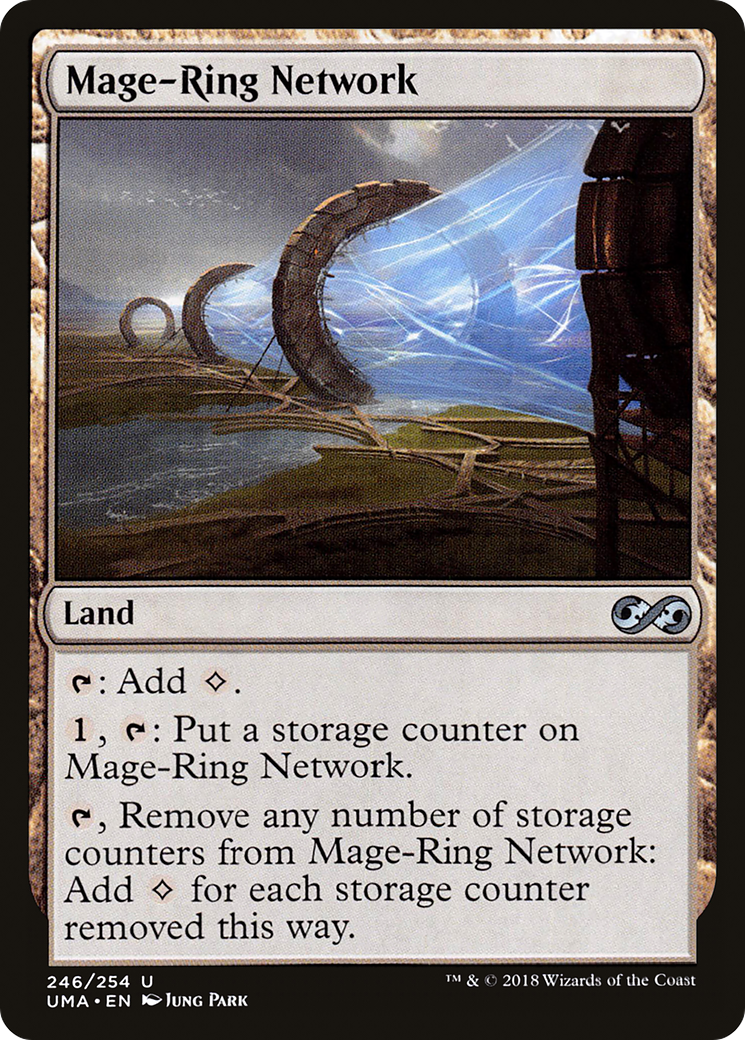 Image of Mage-Ring Network (UMA-246) - Ultimate Masters Foil