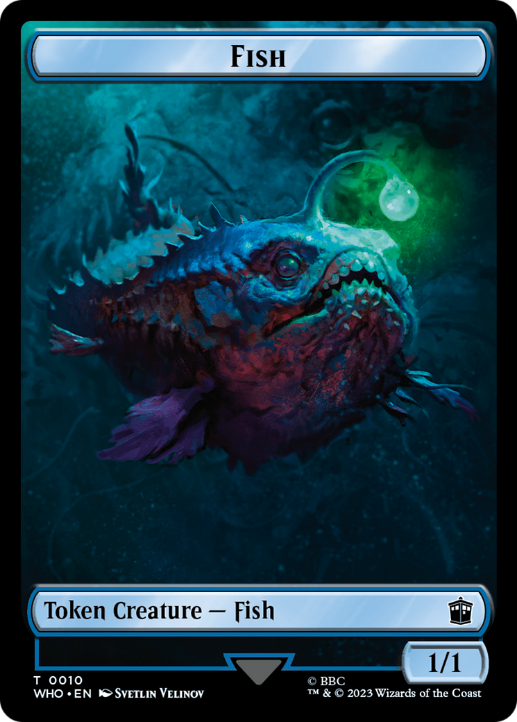 Image of Fish (TWHO-010) - Doctor Who Tokens Foil