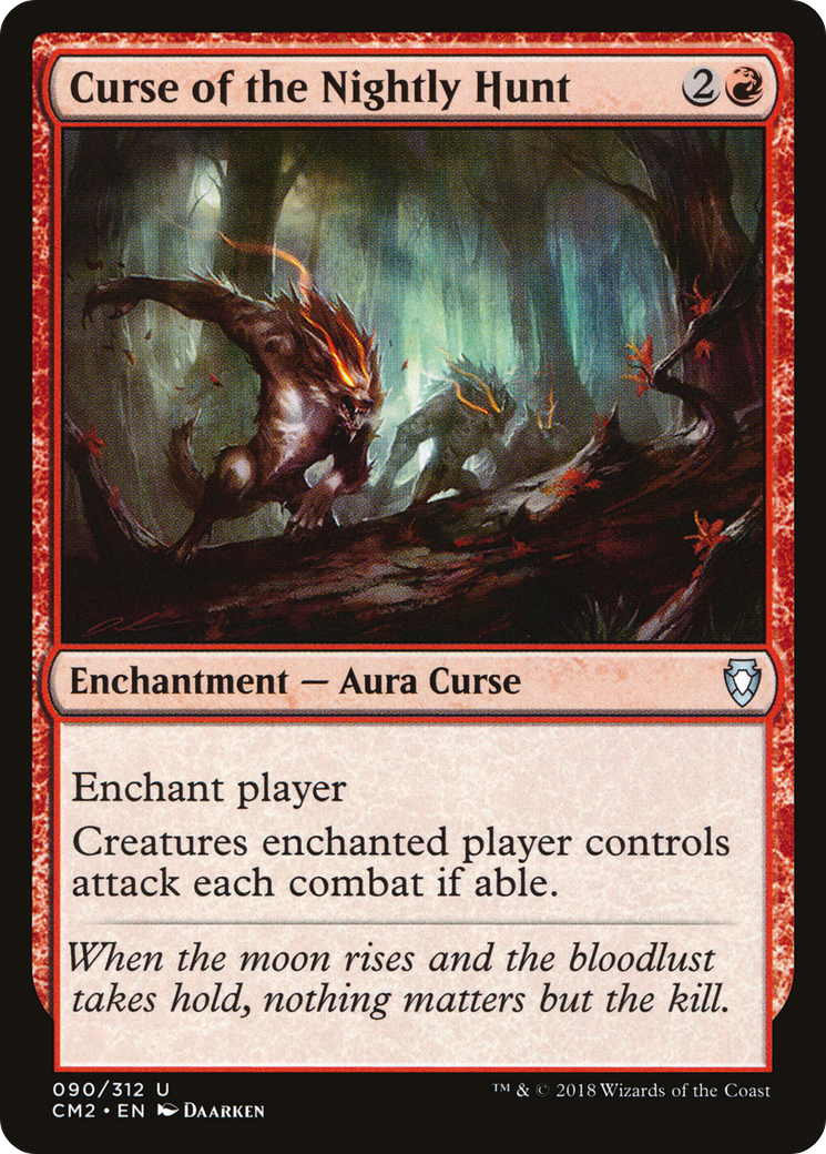 Image of Curse of the Nightly Hunt (CM2-090) - Commander Anthology Volume II
