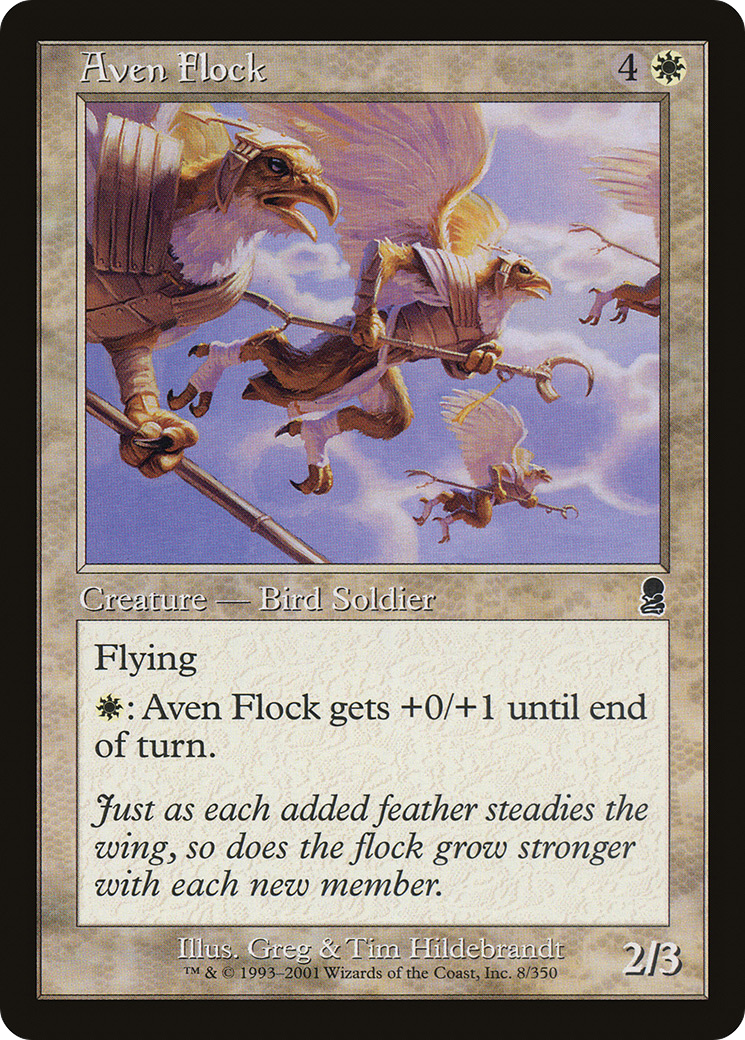 Image of Aven Flock (ODY-008) - Odyssey Foil