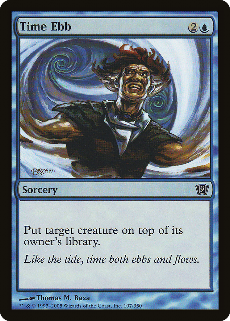 Image of Time Ebb (9ED-107★) - 9th Edition Foil