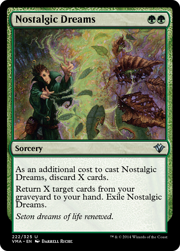 Image of Nostalgic Dreams (VMA-222) - Vintage Masters Foil
