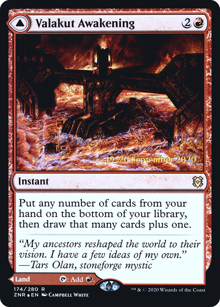 Image of Valakut Awakening (PRE-174) - Zendikar Rising Promos Foil