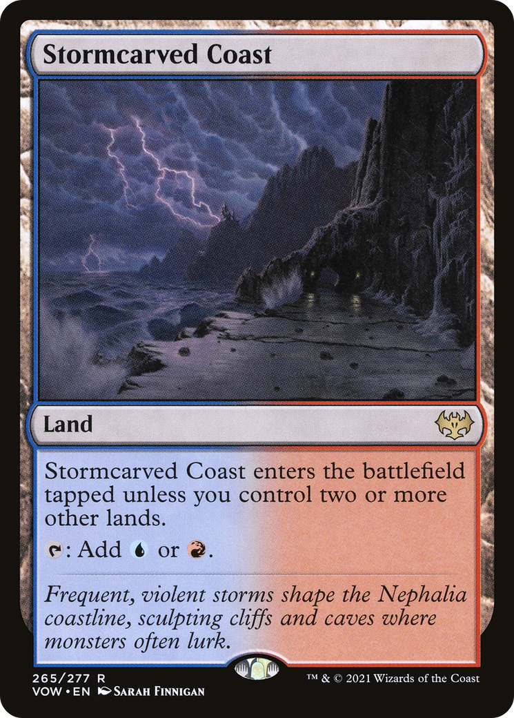 Image of Stormcarved Coast (VOW-265) - Innistrad: Crimson Vow