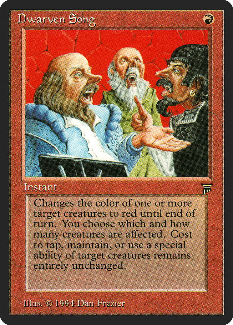 Image of Dwarven Song (LEG-) - Legends