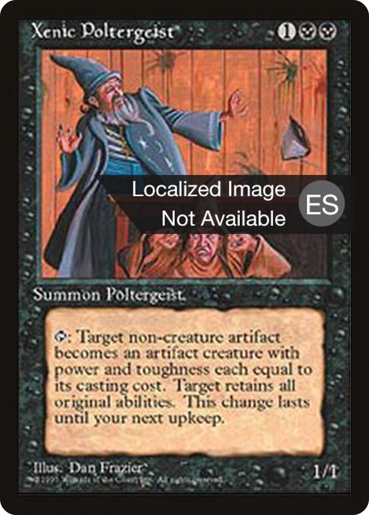 Image of Xenic Poltergeist (4BB-) - Fourth Edition Foreign Black Border
