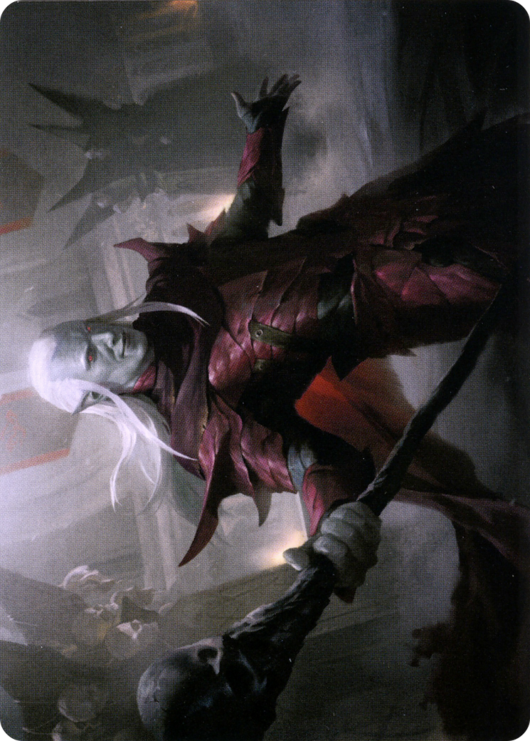 Image of Baeloth Barrityl, Entertainer // Baeloth Barrityl, Entertainer (ACLB-033) - Battle for Baldur's Gate Art Series (Borderless) Foil