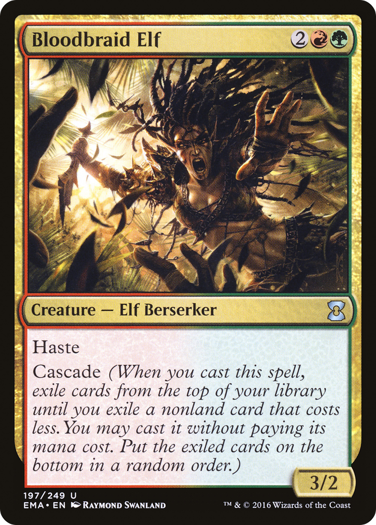 Image of Bloodbraid Elf (EMA-197) - Eternal Masters Foil