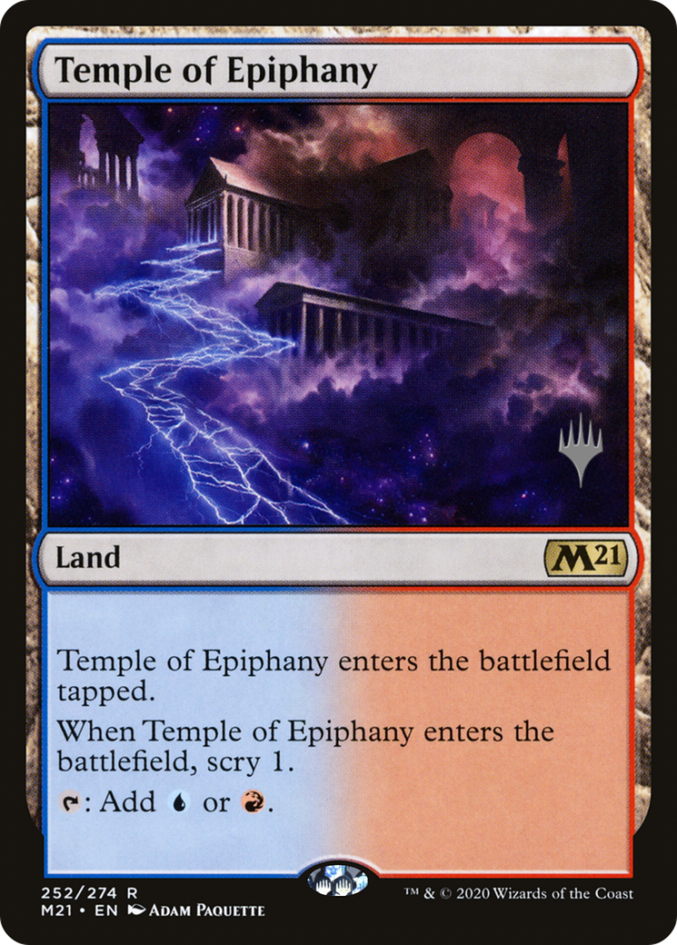 Image of Temple of Epiphany (PPM21-252P) - Core Set 2021 Promos Foil
