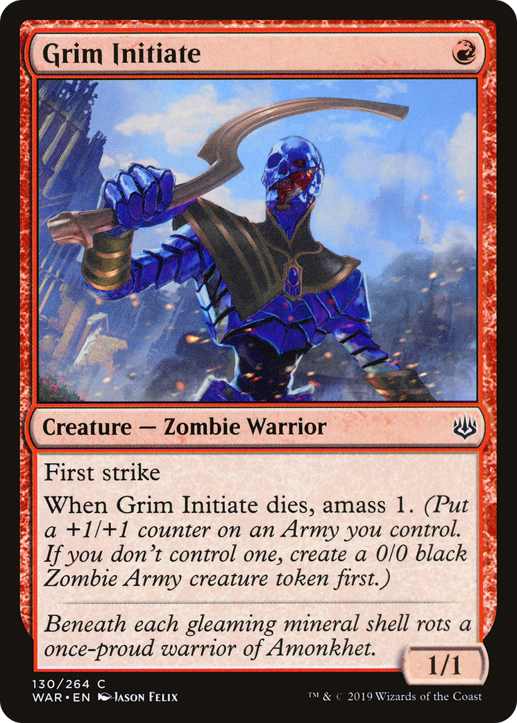 Image of Grim Initiate (WAR-130) - War of the Spark