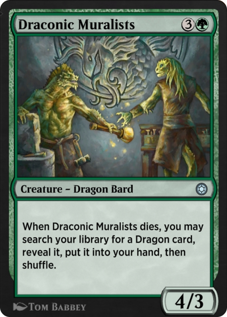 Image of Draconic Muralists (HBG-205) - Alchemy Horizons: Baldur's Gate