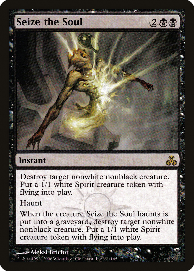 Image of Seize the Soul (GPT-061) - Guildpact Foil