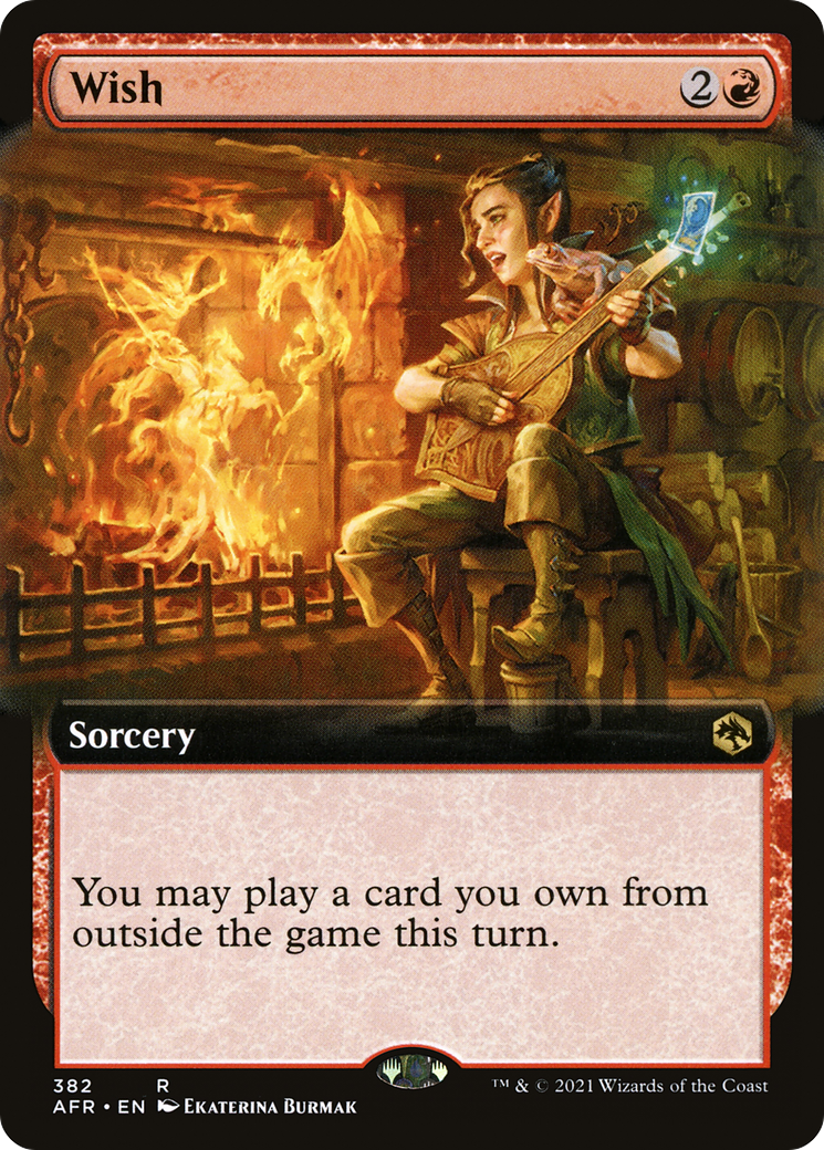 Image of Wish (Extended Art) (AFR-382) - Adventures in the Forgotten Realms: (Extended Art) Foil