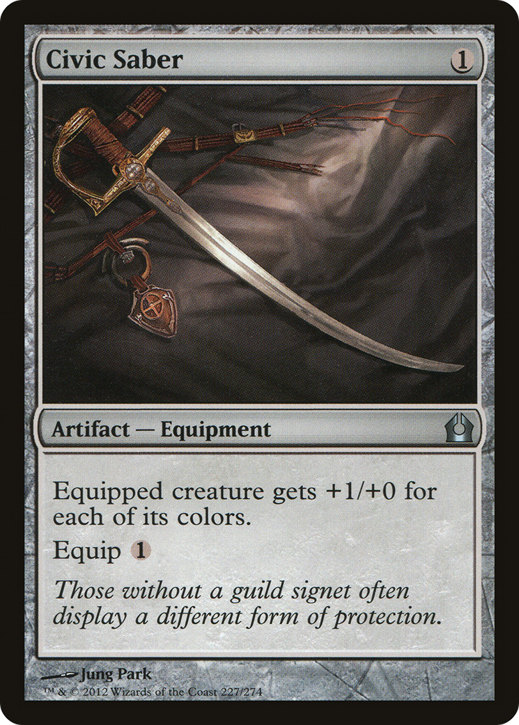 Image of Civic Saber (RTR-227) - Return to Ravnica