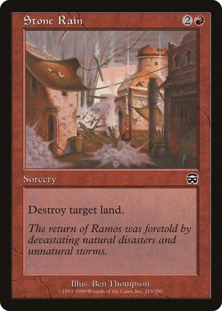 Image of Stone Rain (MMQ-215) - Mercadian Masques