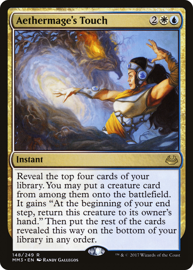 Image of Aethermage's Touch (MM3-148) - Modern Masters 2017 Foil