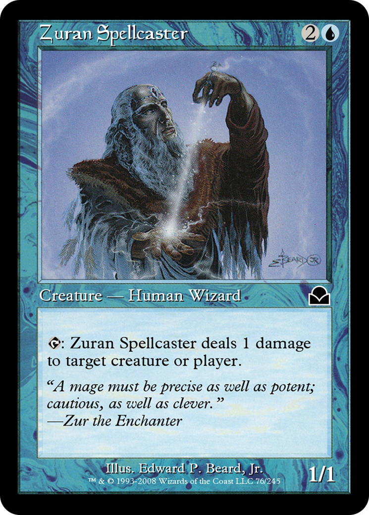Image of Zuran Spellcaster (ME2-076) - Masters Edition II Foil