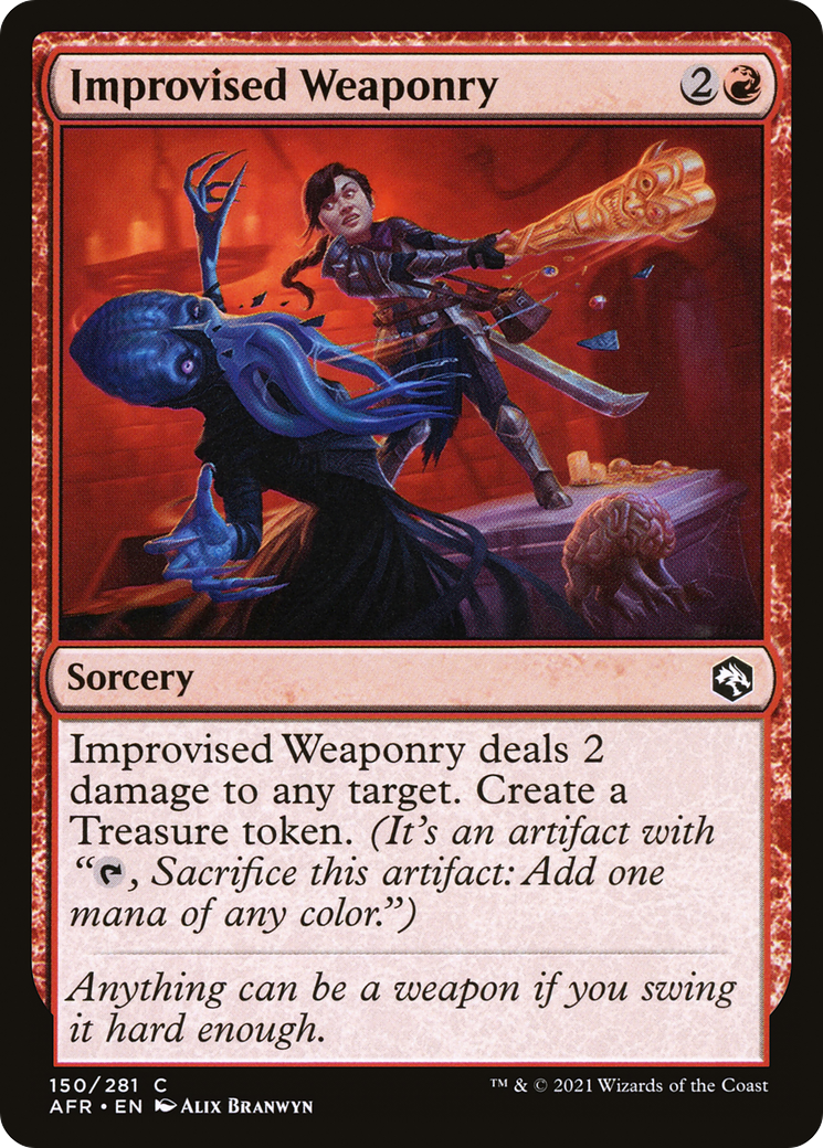 Image of Improvised Weaponry (AFR-150) - Adventures in the Forgotten Realms Foil