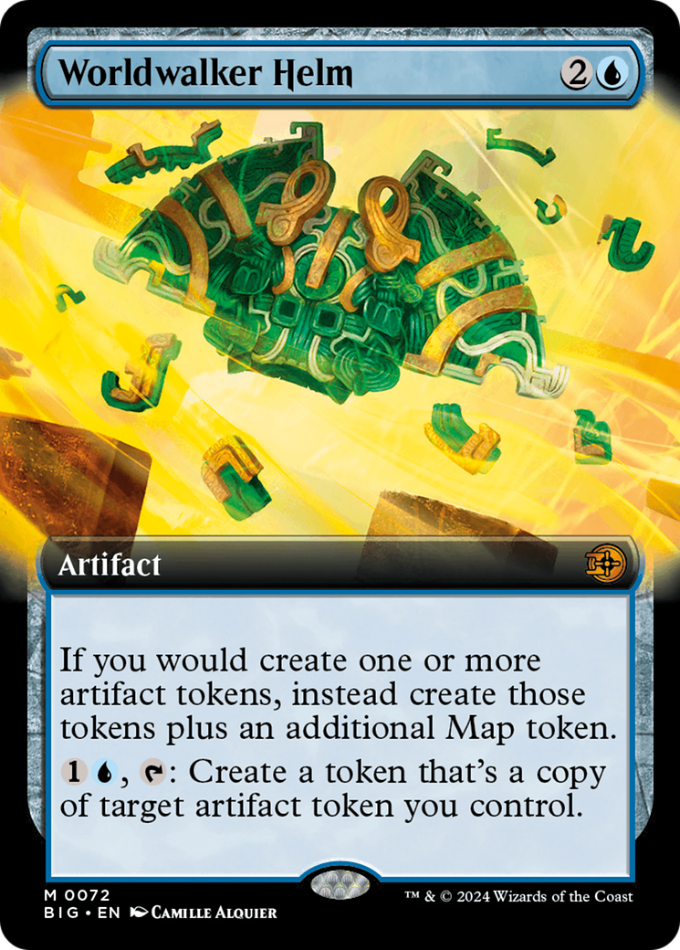 Image of Worldwalker Helm (Extended Art) (BIG-072) - The Big Score: (Extended Art) Foil