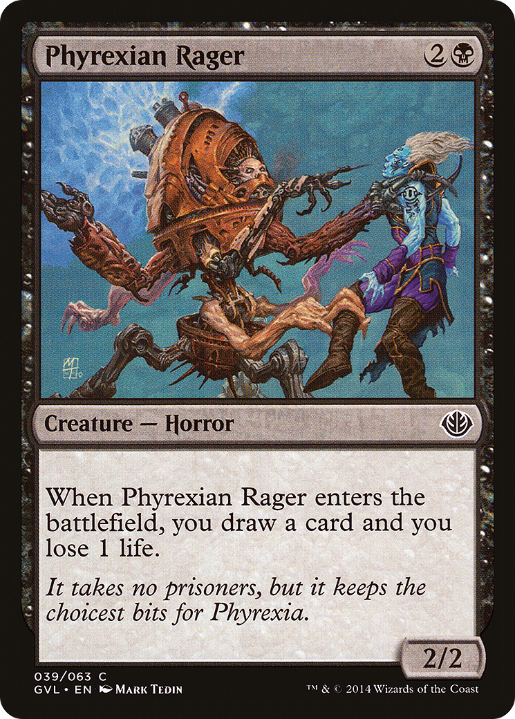 Image of Phyrexian Rager (DD3-) - Duel Decks Anthology: Garruk vs. Liliana
