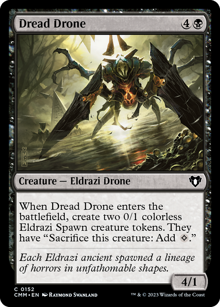 Image of Dread Drone (CMM-152) - Commander Masters Foil