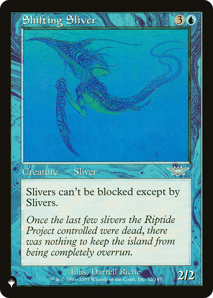 Image of Shifting Sliver (LIST-LGN-52) - The List