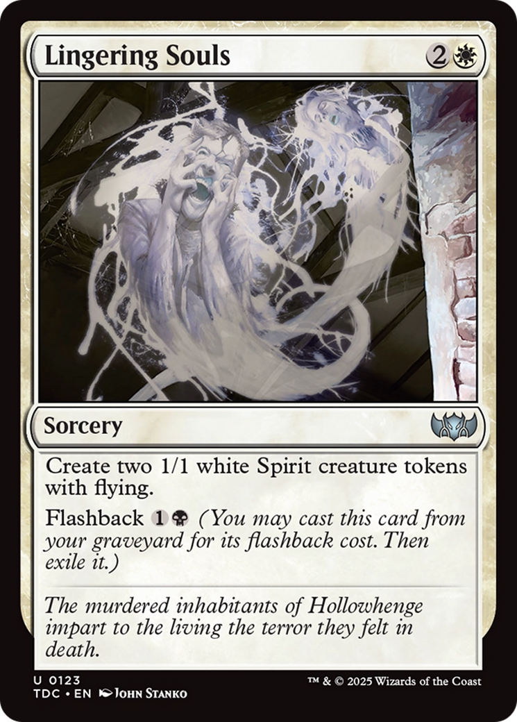 Image of Lingering Souls (TDC-123) - Commander: Tarkir: Dragonstorm