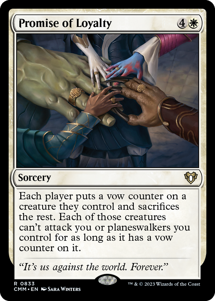 Image of Promise of Loyalty (CMM-833) - Commander Masters