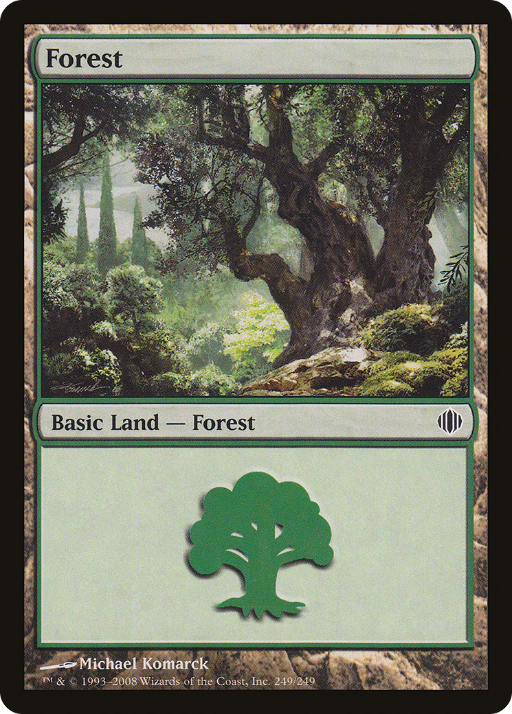 Image of Forest (249) (ALA-249) - Shards of Alara Foil