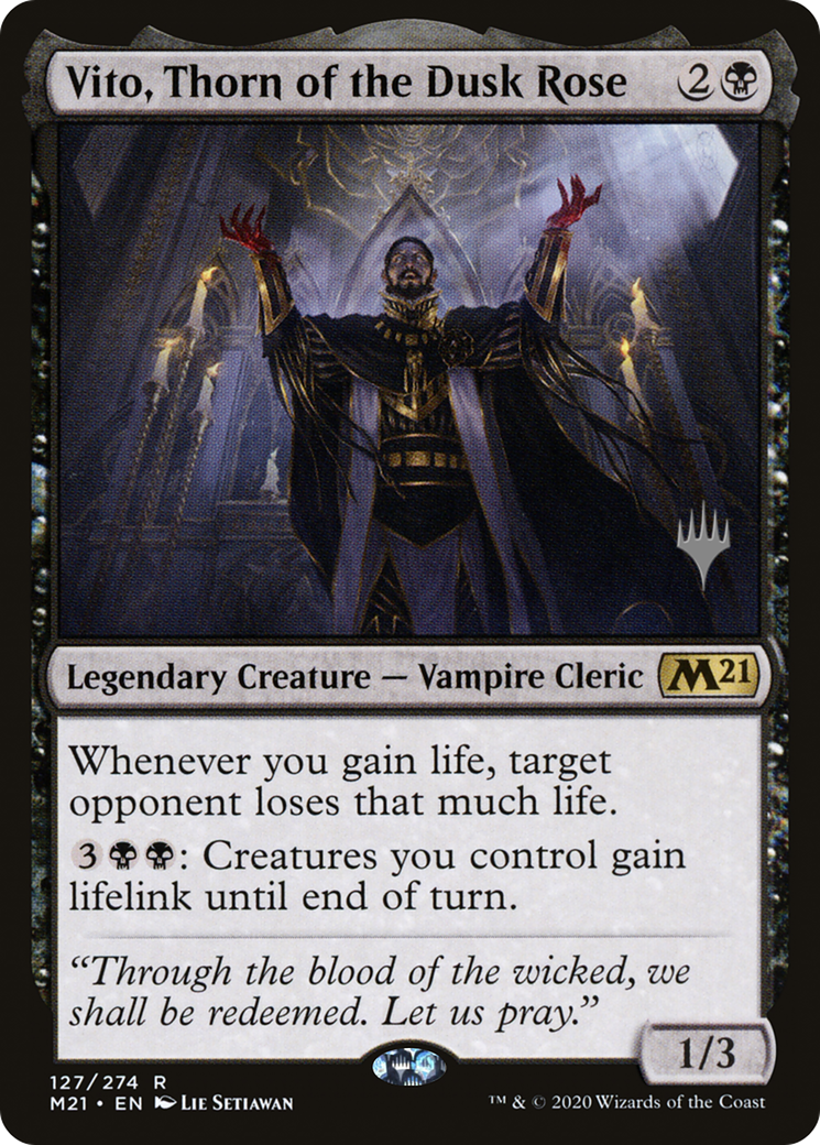 Image of Vito, Thorn of the Dusk Rose (PPM21-127) - Core Set 2021 Promos
