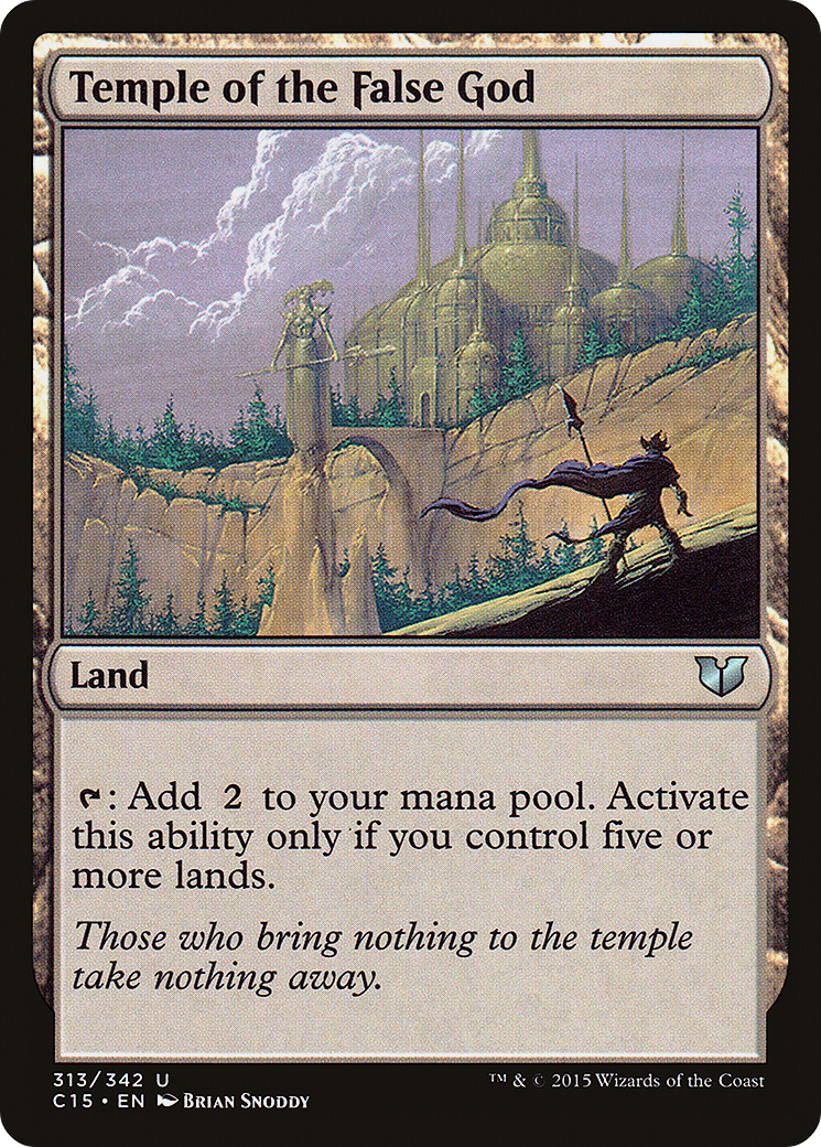 Image of Temple of the False God (C15-313) - Commander 2015