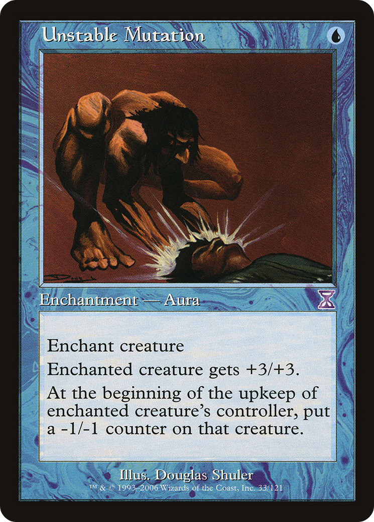 Image of Unstable Mutation (TSB-033) - Time Spiral Timeshifted Foil
