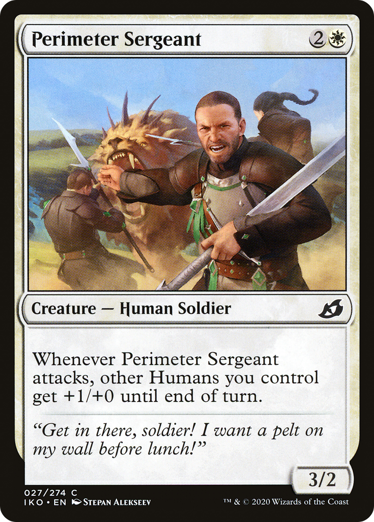 Image of Perimeter Sergeant (IKO-027) - Ikoria: Lair of Behemoths